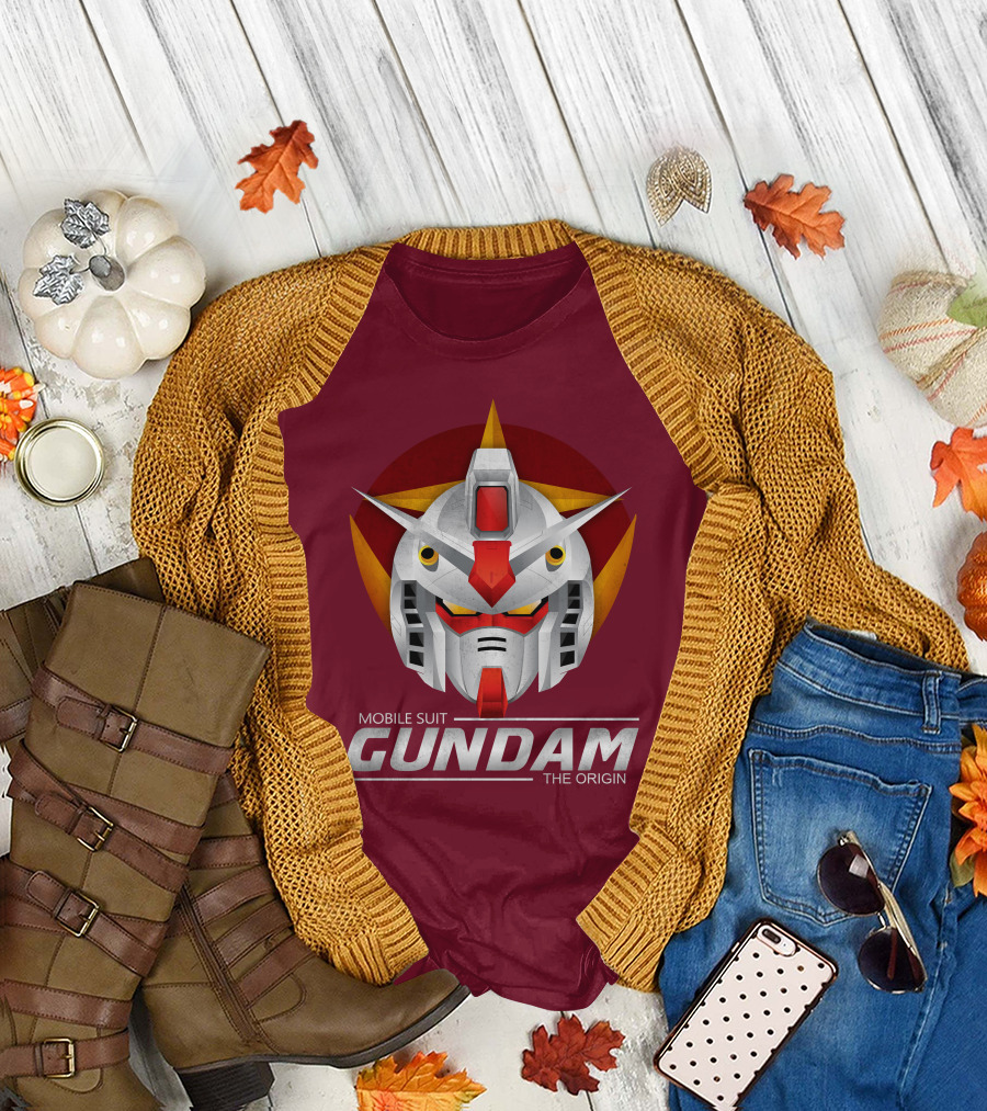 Mobile Suit Gundam The Origin Mecha Head T-Shirt