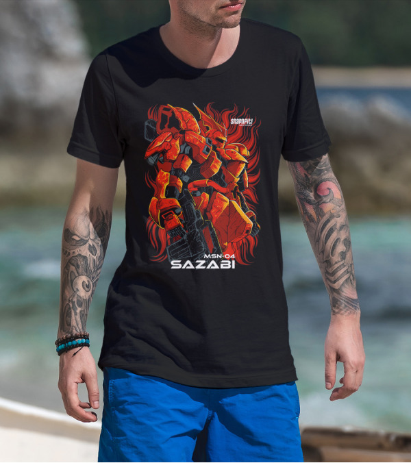 MSN-04 Sazabi Snapfit Gundam T-Shirt