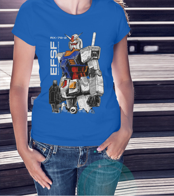 EFSF RX-78-2 Earth Federation Space Force Gundam T-Shirt
