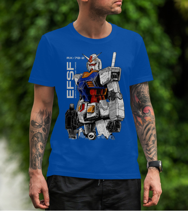 EFSF RX-78-2 Earth Federation Space Force Gundam T-Shirt