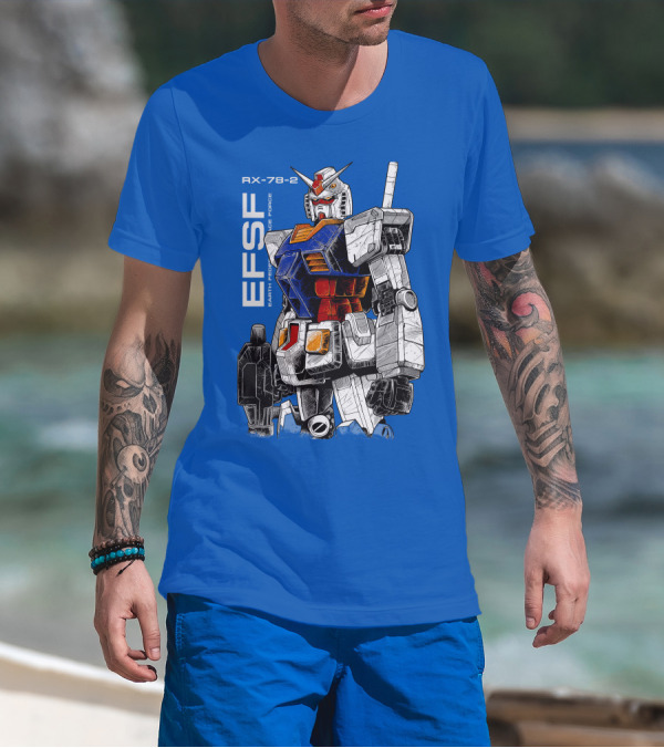 EFSF RX-78-2 Earth Federation Space Force Gundam T-Shirt