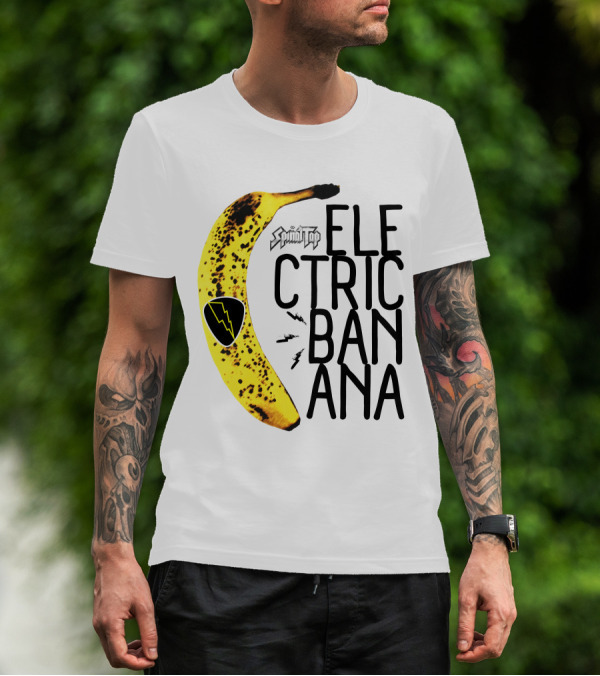 Spinal Tap Electric Banana With Lightning Bolt T-Shirt