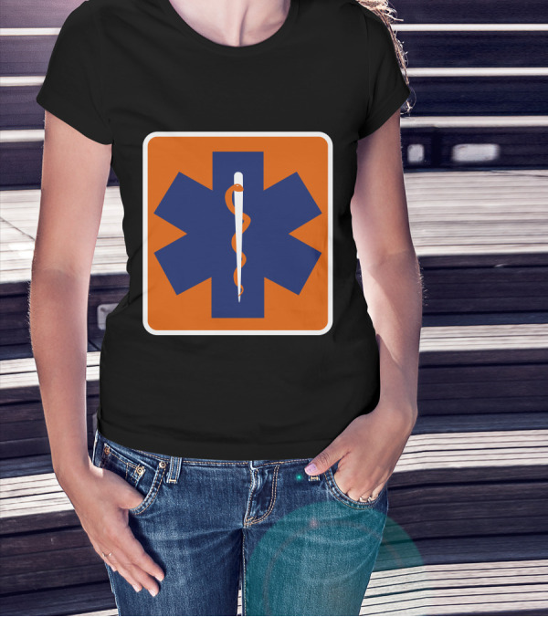 Star Of Life Medical Symbol The Cannon Ball Run T-Shirt