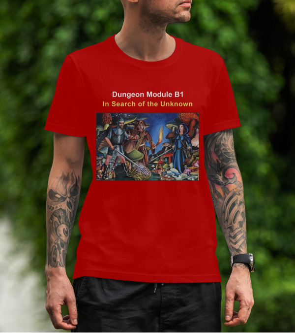 Dungeon Module B1 In Search Of The Unknown DND ISU T-Shirt