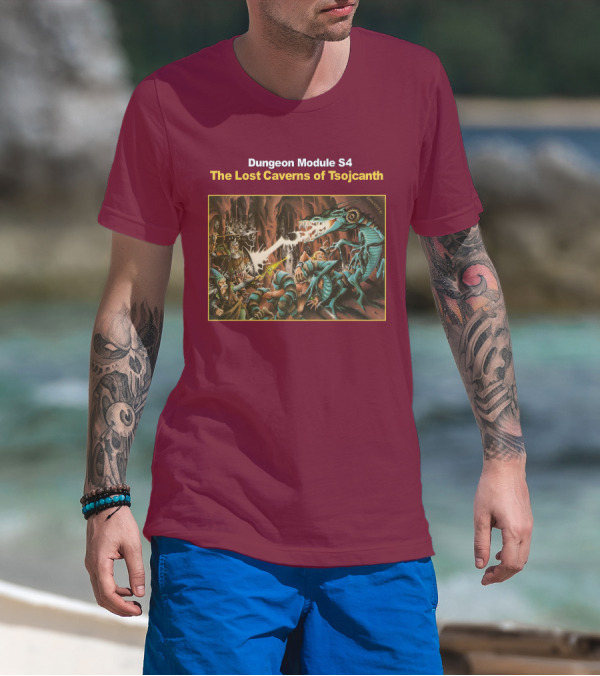 Dungeon Module S4 The Lost Caverns Of Tsojcanth T-Shirt
