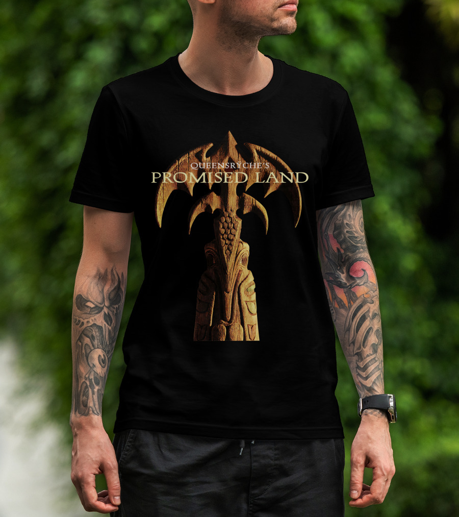 Queensrÿche Promised Land Tribal Totem Emblem T-Shirt