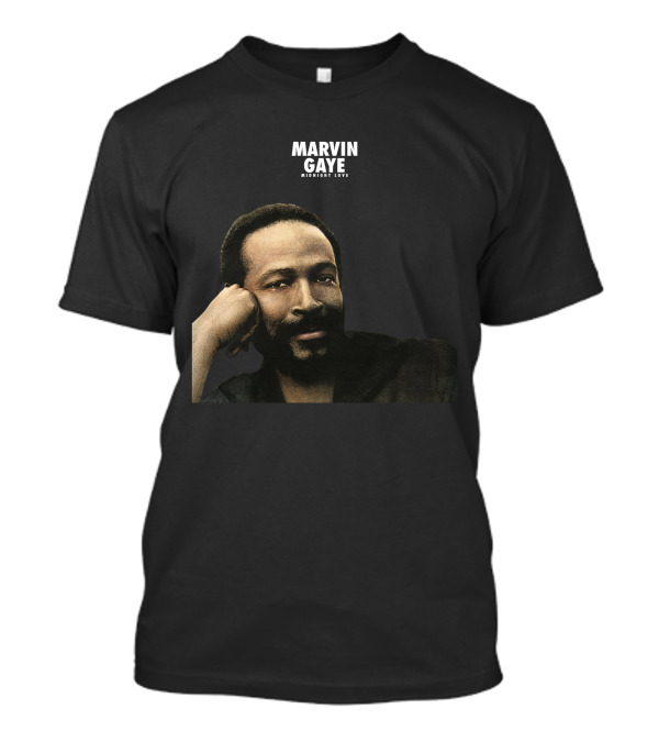 Marvin Gaye Midnight Love Portrait MVG (19) T-Shirt