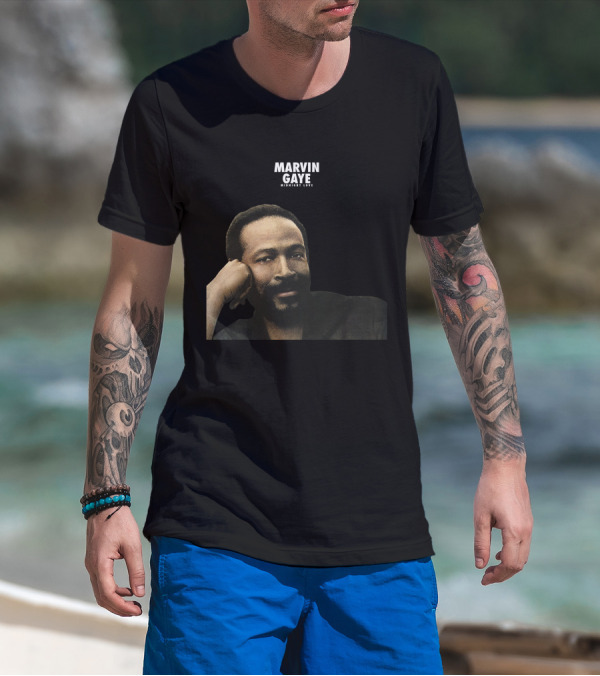 Marvin Gaye Midnight Love Portrait MVG (19) T-Shirt