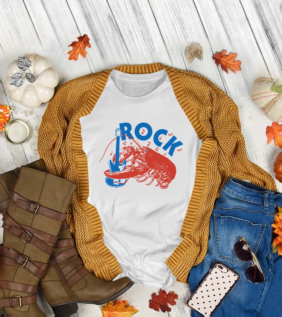 The B-52's Rock Lobster Guitar Music Fun T-Shirt
