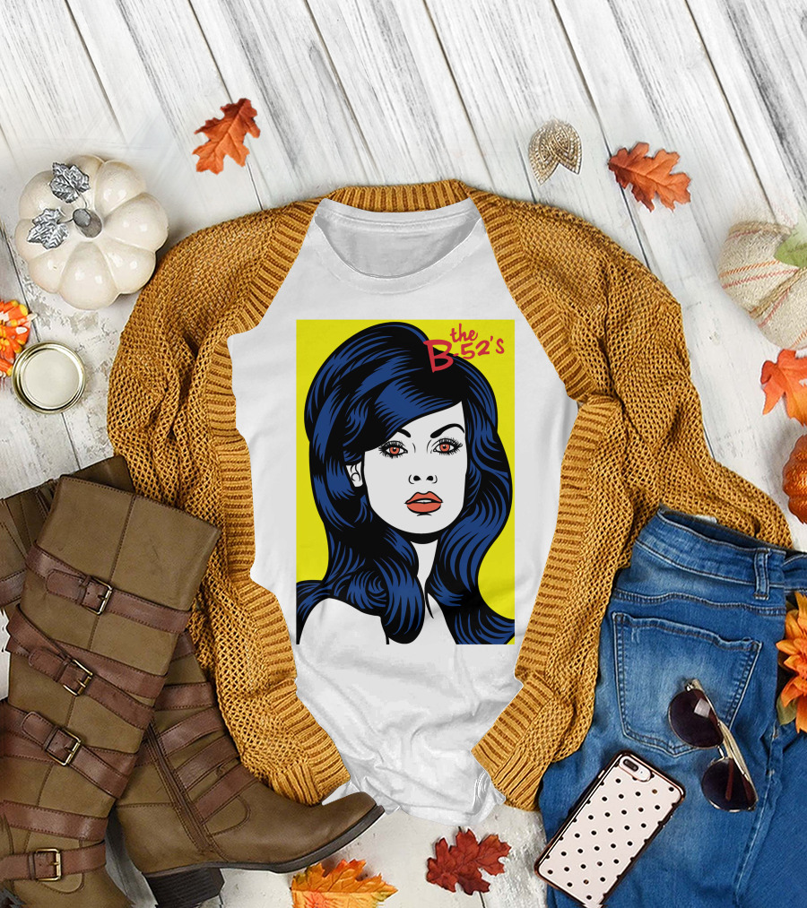 The B-52's Bold Pop Art Woman T-Shirt