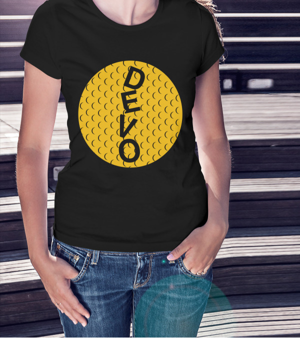 DEVO Yellow Golf Ball T-Shirt