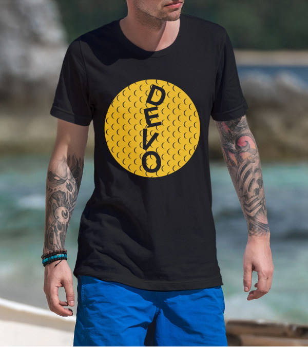 DEVO Yellow Golf Ball T-Shirt