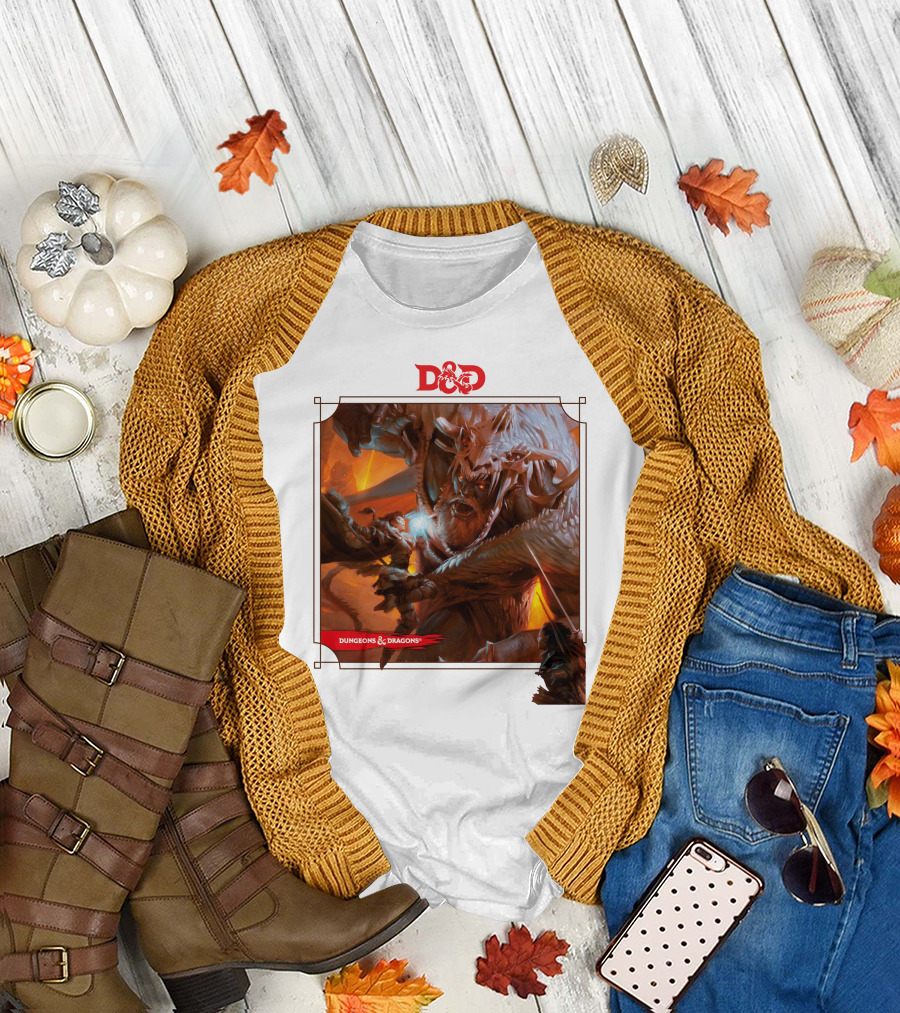 Dungeons and Dragons Epic Battle Scene DnD T-Shirt