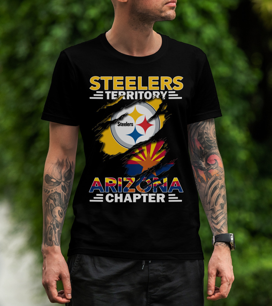Steelers Territory Arizona Chapter Flag T-Shirt