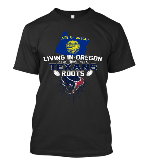 Oregon State Pride And Houston Texans Heritage Fusion T-Shirt