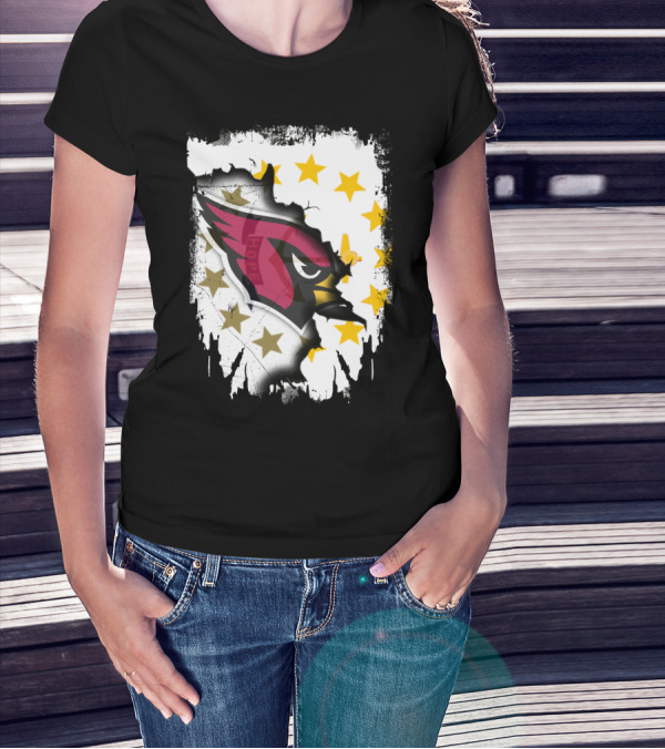 Rhode Island Together With Cardinal And Stars T-Shirt