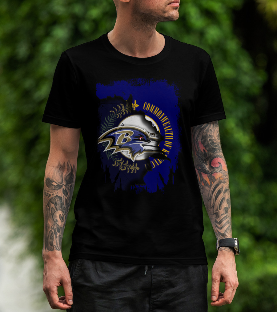 Commonwealth Of Kentucky Baltimore Ravens Ravens T-Shirt