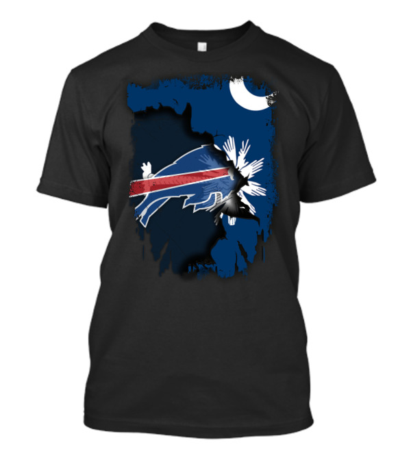 Together South Carolina Bills Moon Palmetto T-Shirt