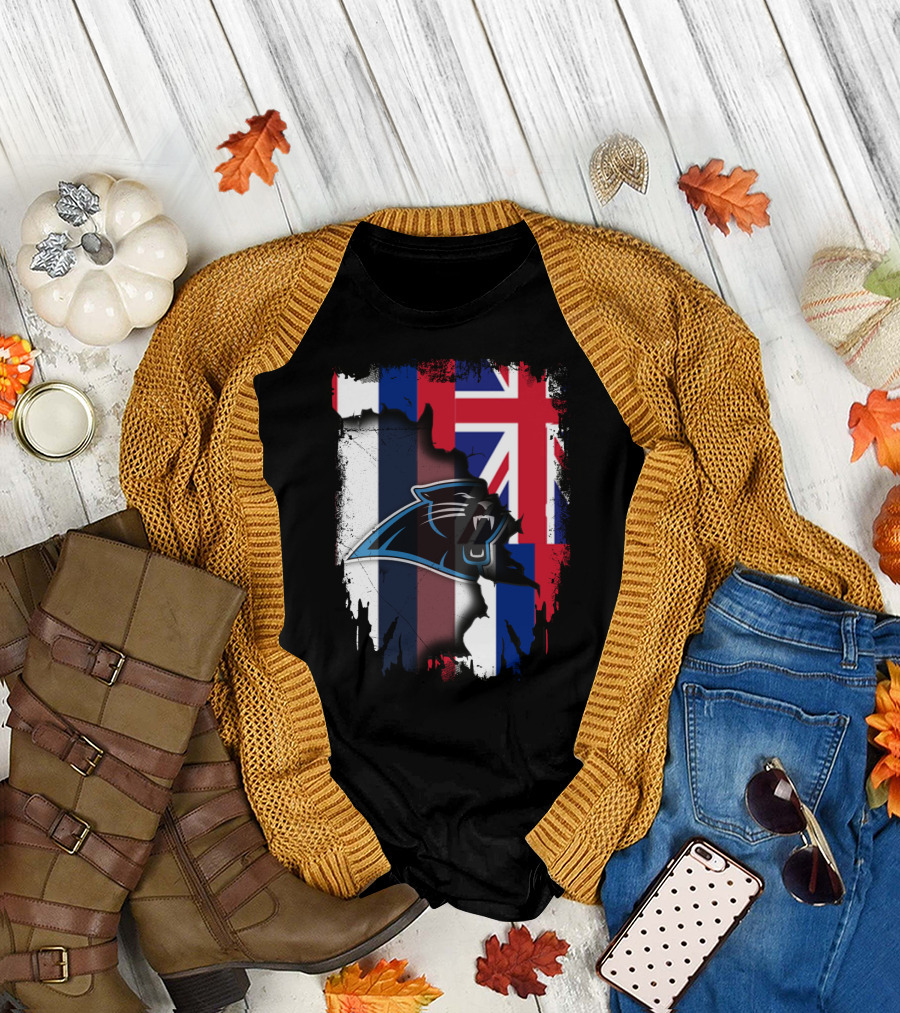 Together Hawaii Panthers Union Flag Fusion T-Shirt