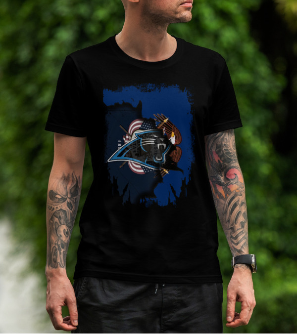 Together Utah Panthers American Flag Eagle Fusion T-Shirt