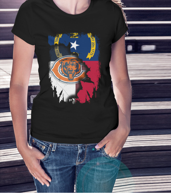 Together North Carolina Flag And Bears T-Shirt
