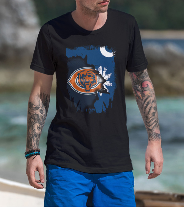 Chicago Bears South Carolina State Unity T-Shirt