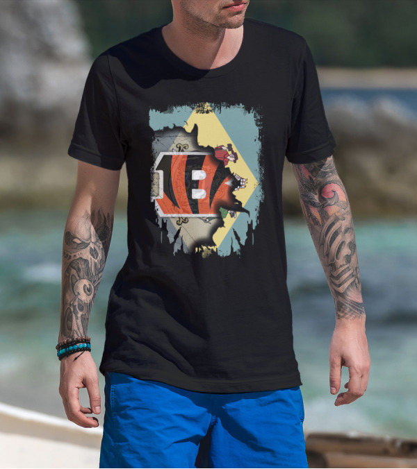 Together Delaware Bengals Flag T-Shirt