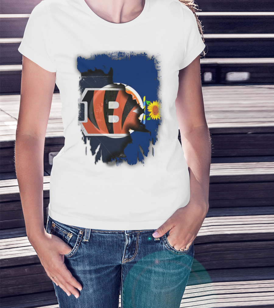 Kansas Bengals Sunflower Collaboration T-Shirt
