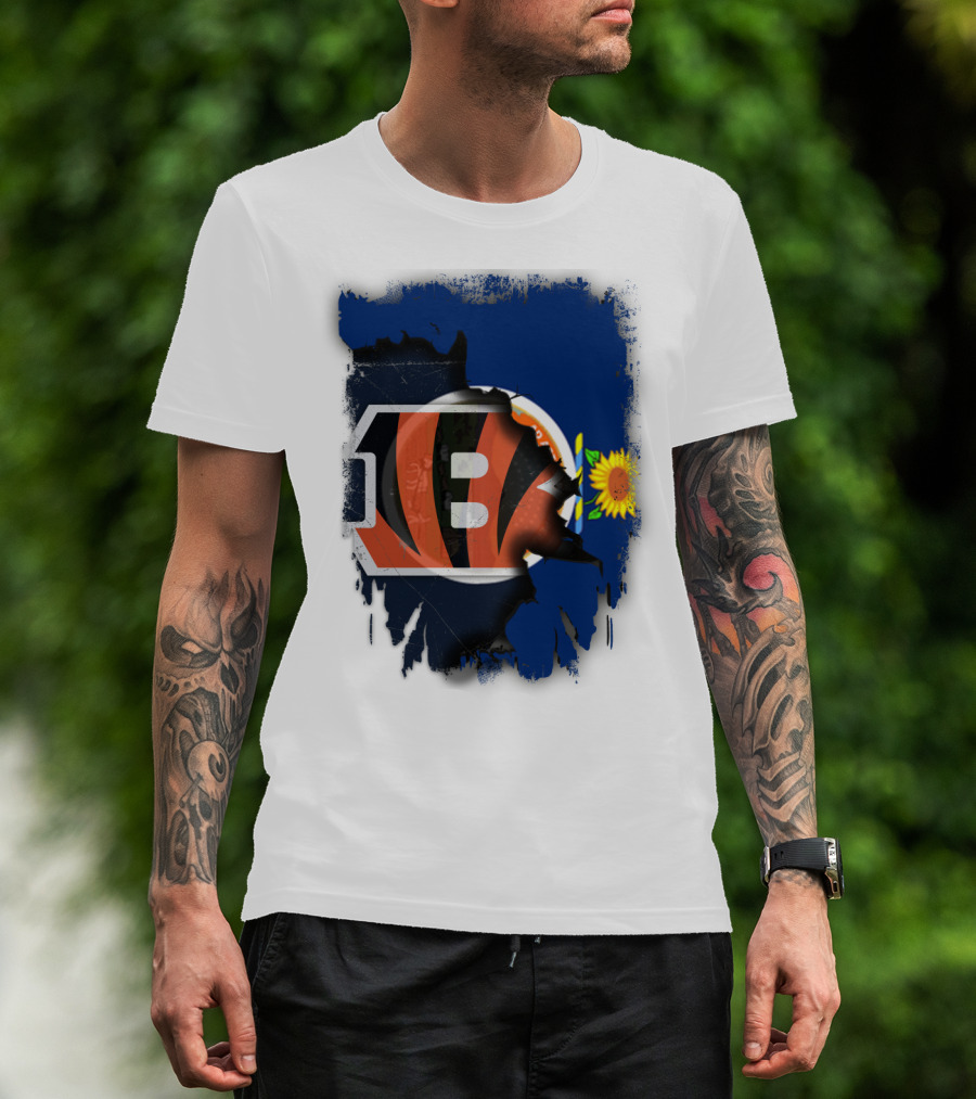 Kansas Bengals Sunflower Collaboration T-Shirt