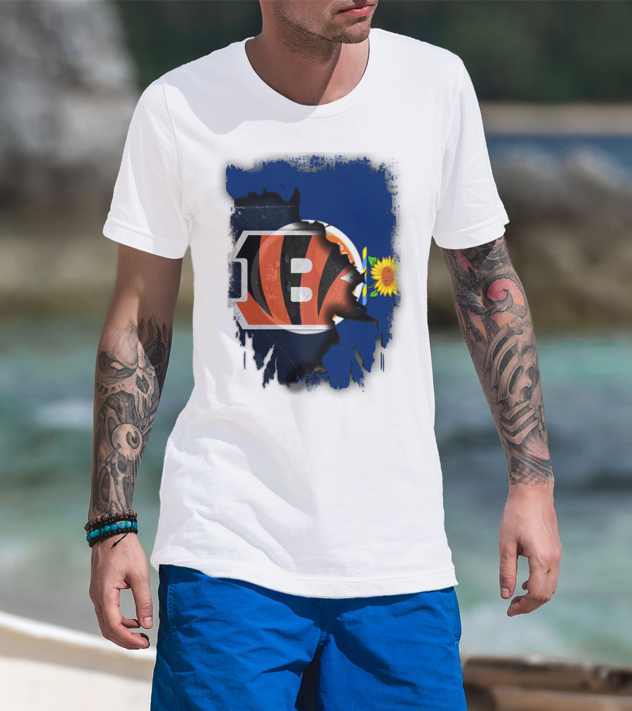 Kansas Bengals Sunflower Collaboration T-Shirt