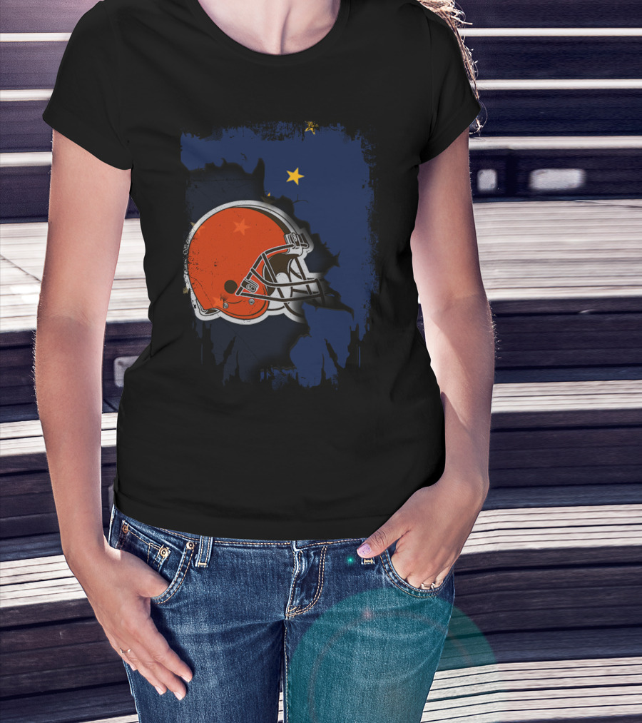 Alaska Browns Helmet Together T-Shirt