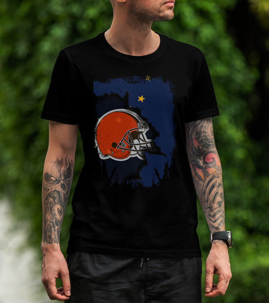 Alaska Browns Helmet Together T-Shirt