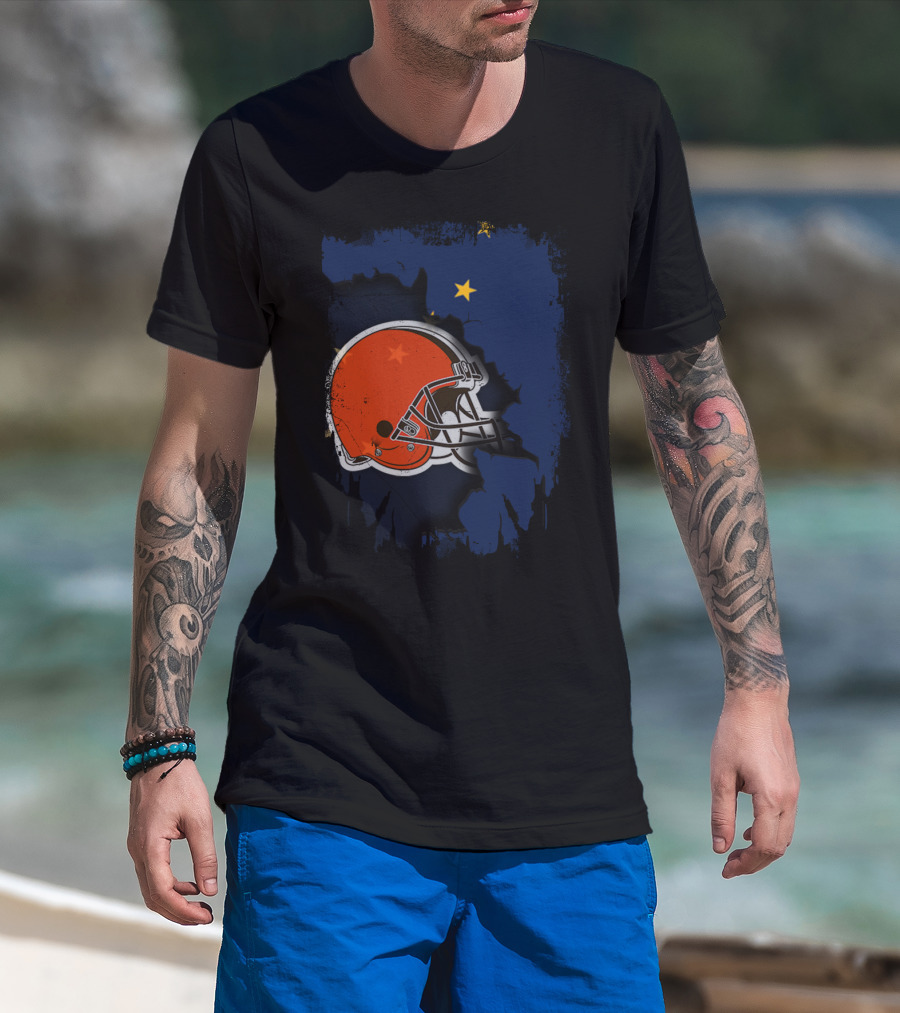Alaska Browns Helmet Together T-Shirt