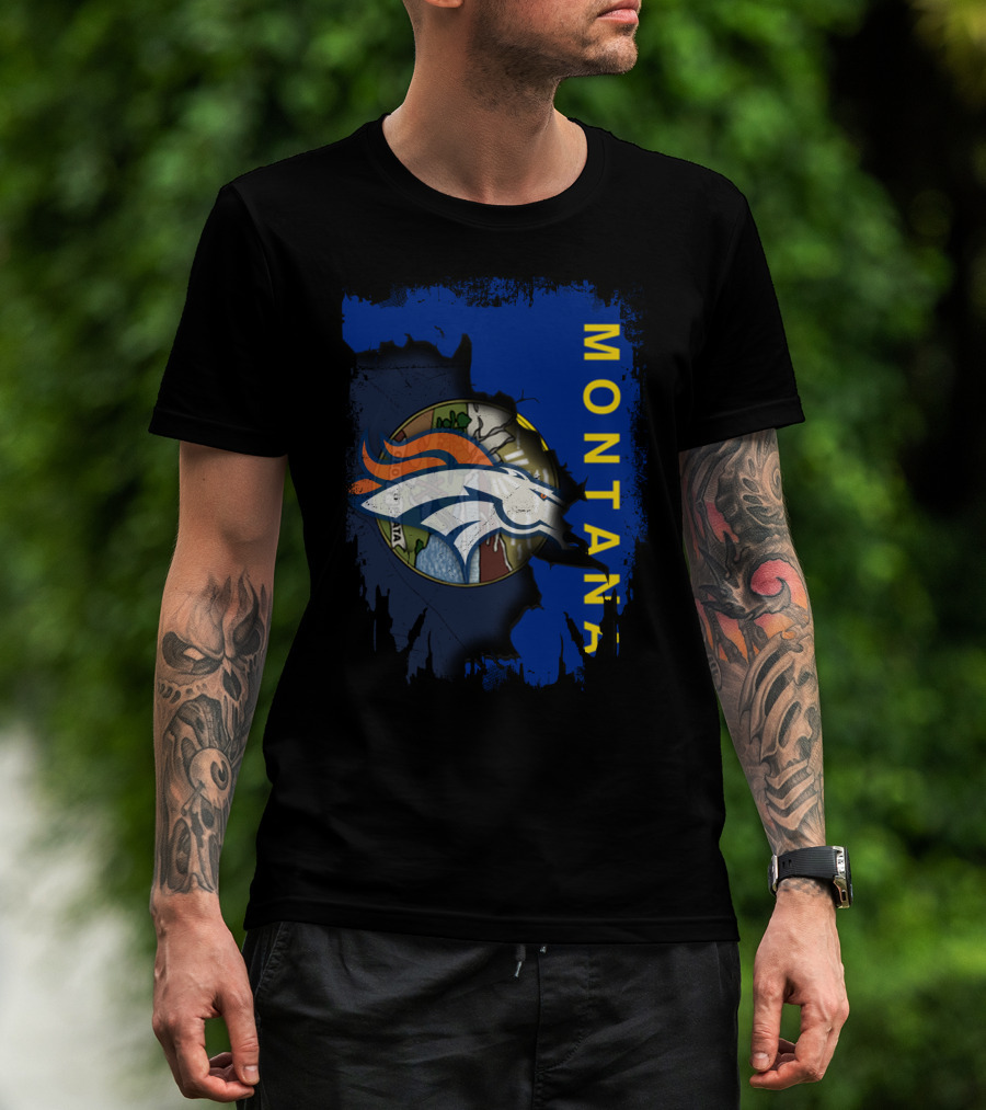 Montana Pride With Broncos T-Shirt