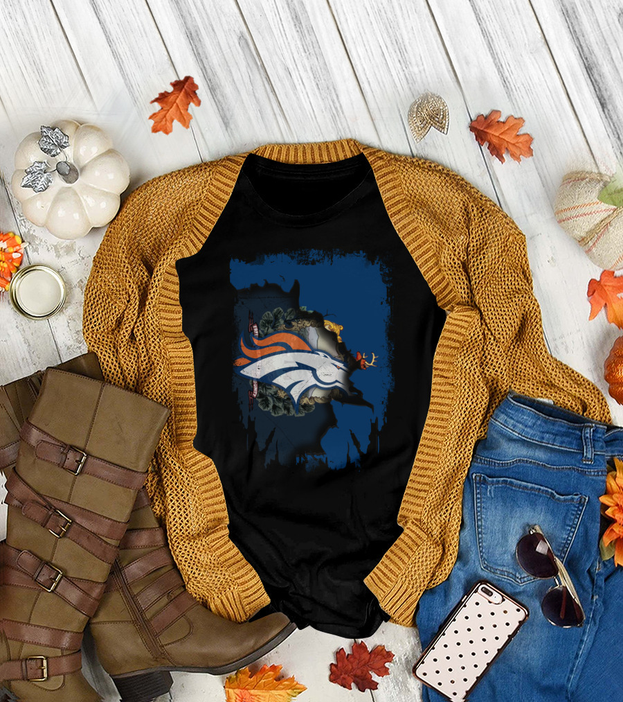 Together Vermont Denver Broncos Fusion T-Shirt
