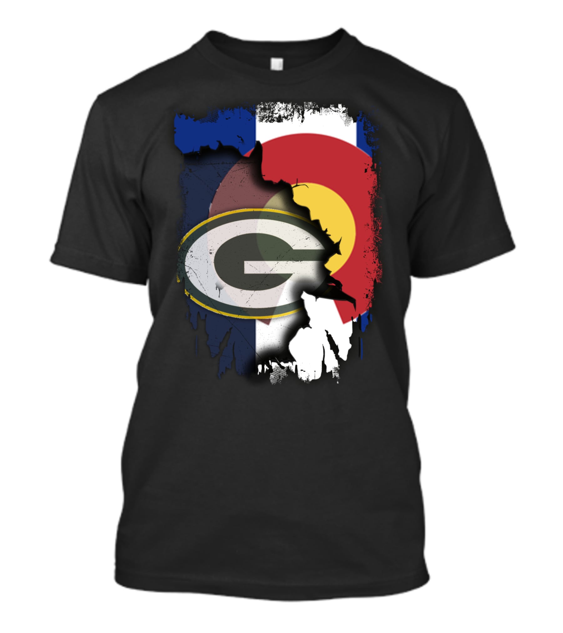 Packers And Colorado Flag Collaboration T-Shirt