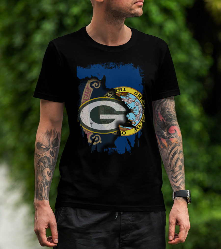 Together Idaho Green Bay Packers Fusion T-Shirt