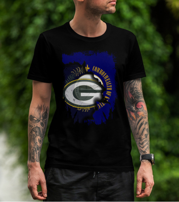 Commonwealth Of Kentucky Green Bay Packers T-Shirt
