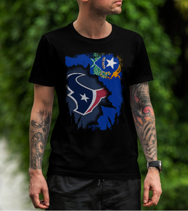 Nevada And Texans United NFL Spirit T-Shirt