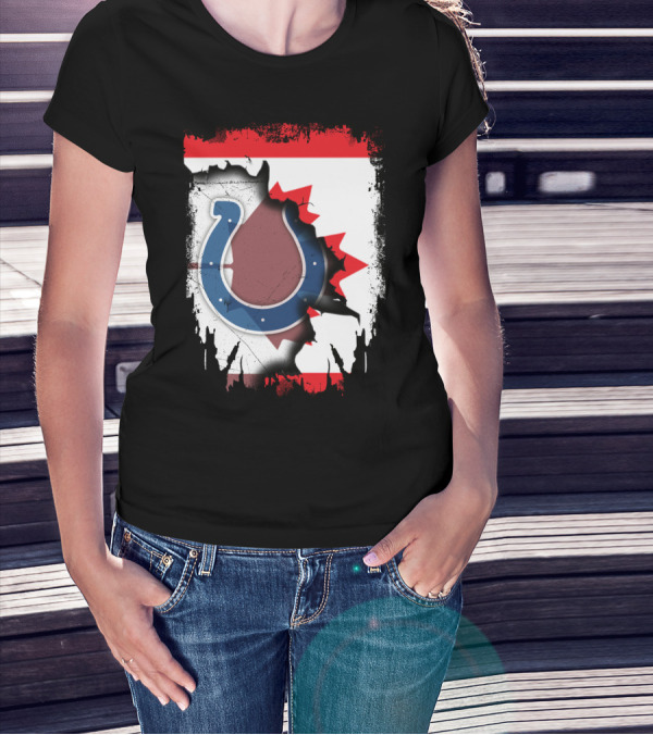 Canada Colts Flag Integration T-Shirt