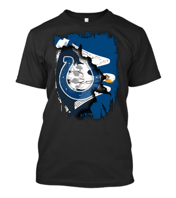 Together Louisiana With Colts Eagle Horse T-Shirt