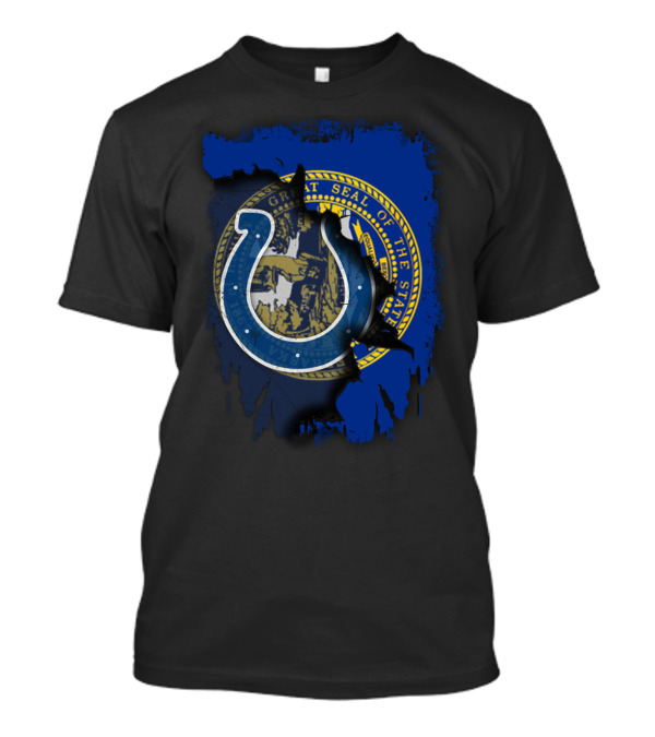 Together Nebraska State Seal With Colts T-Shirt