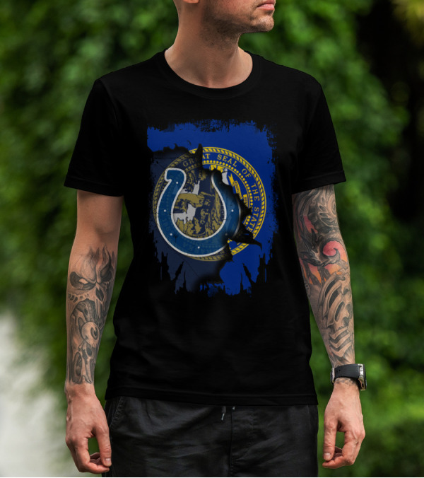 Together Nebraska State Seal With Colts T-Shirt