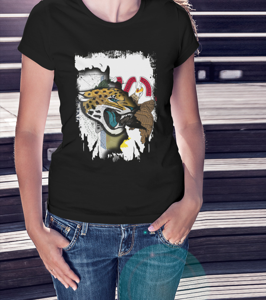 Together Illinois With Jaguars And State Flag T-Shirt