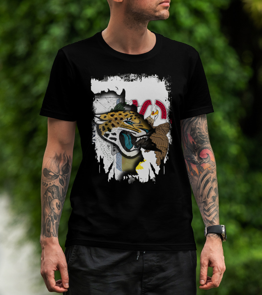 Together Illinois With Jaguars And State Flag T-Shirt