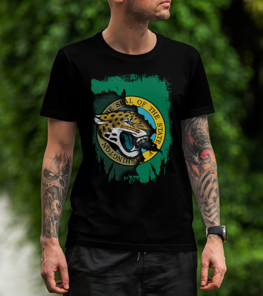 Together Washington State Seal With Jaguars T-Shirt