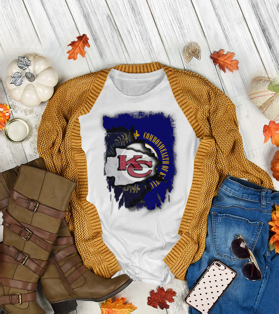 Kansas City Chiefs and Commonwealth of Kentucky United T-Shirt