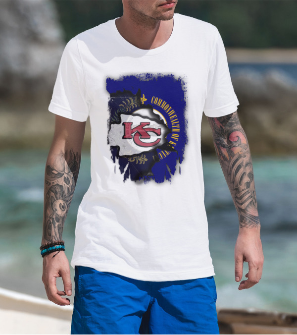 Kansas City Chiefs And Commonwealth Of Kentucky United T-Shirt