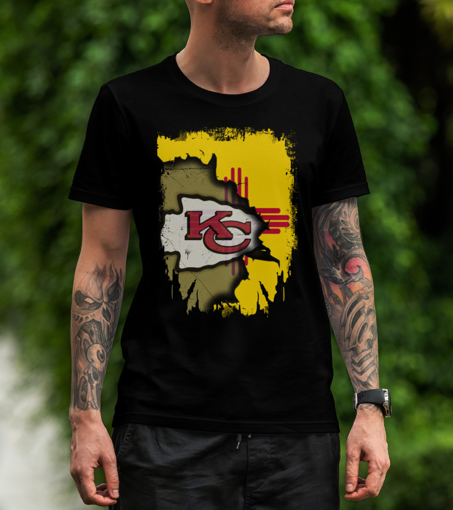 Kansas City Chiefs New Mexico Zia Symbol Together T-Shirt