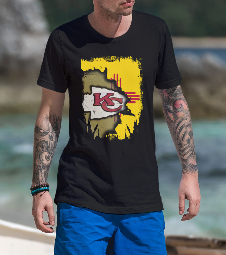 Kansas City Chiefs New Mexico Zia Symbol Together T-Shirt